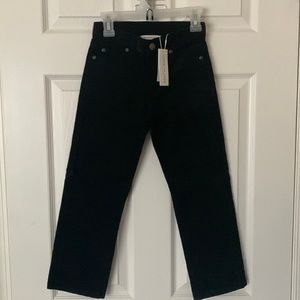 Janie and Jack - boys size 6 black corduroy pants